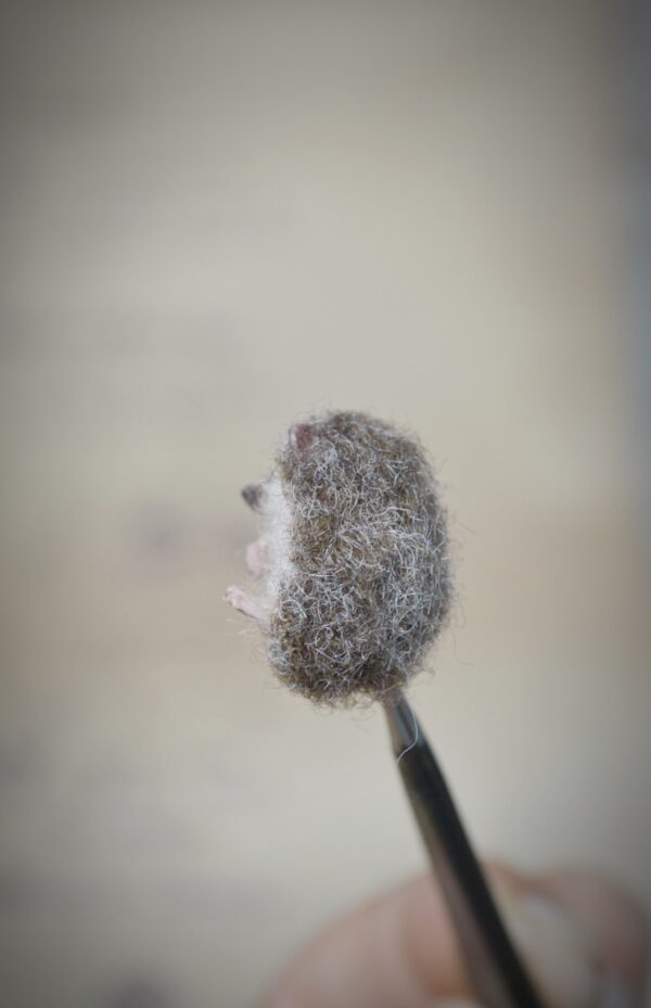 Miniature Needle Felted Hedgehog - Image 9