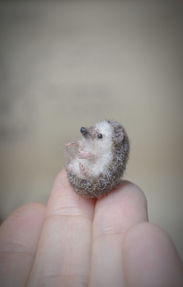 Miniature Needle Felted Hedgehog - Image 7