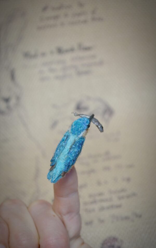Felted Kingfisher Miniature - Image 2