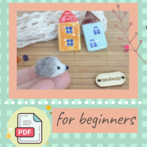 Tutorial Felted hedgehog