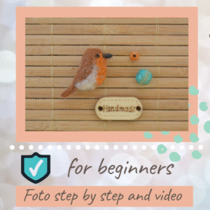 tutorial needle felting robin