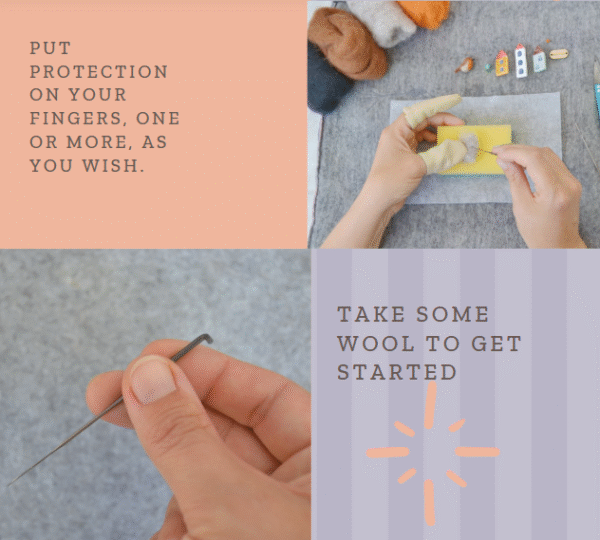 Tutorial Needle felted robin bird for beginer - Image 2