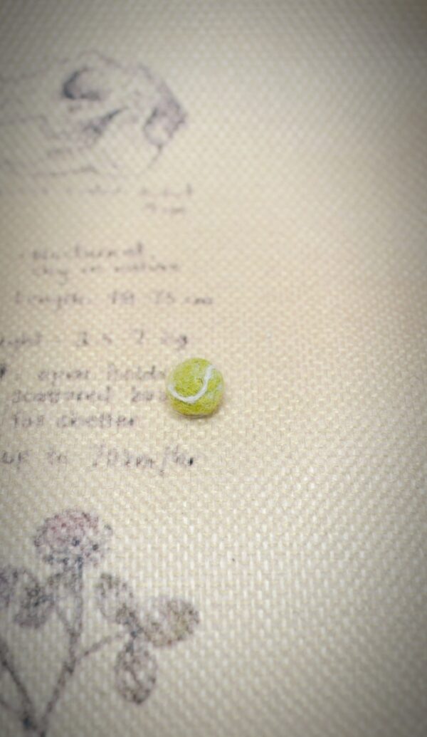 Tennis Ball Needle Felted Miniature - Image 2