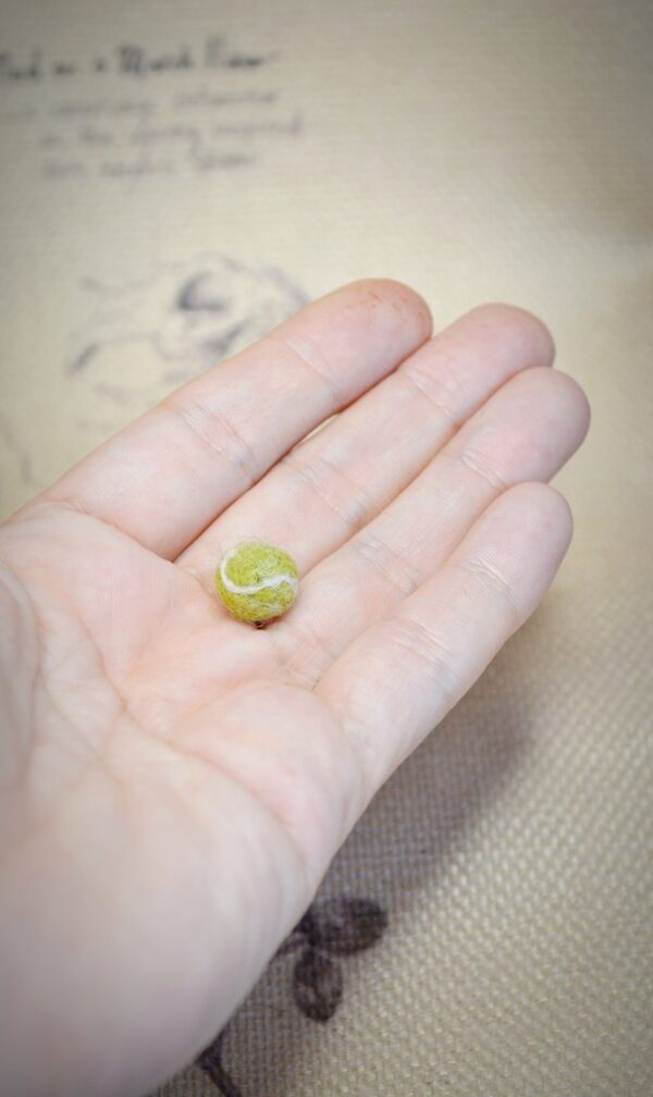 Tennis Ball Needle Felted Miniature - Image 3