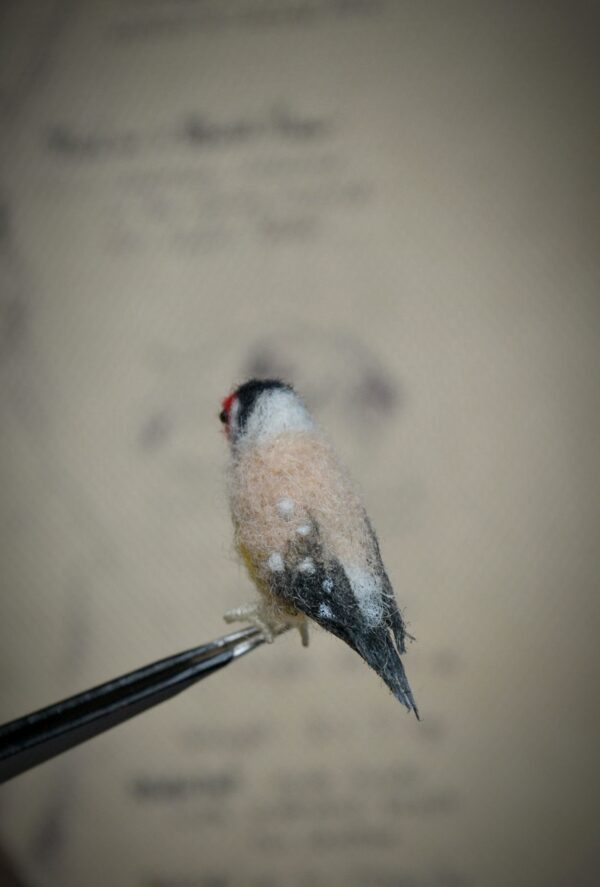 Goldfinch Bird Needle Felted Miniature - Image 3