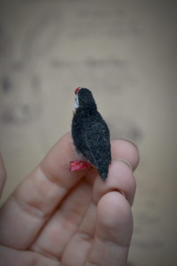 Puffin Bird Needle Felted Miniature - Image 8