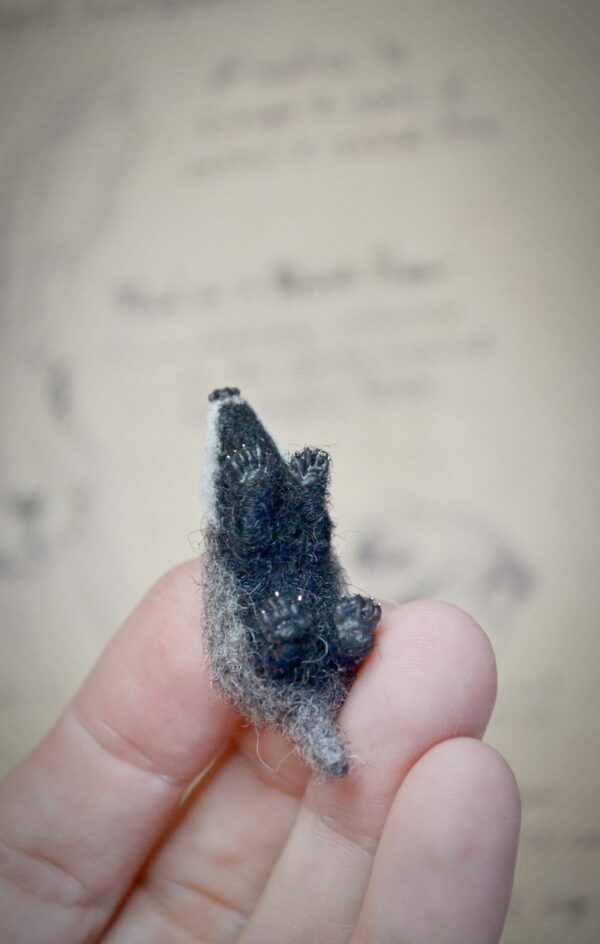 Badger Needle Felted Miniature - Image 6