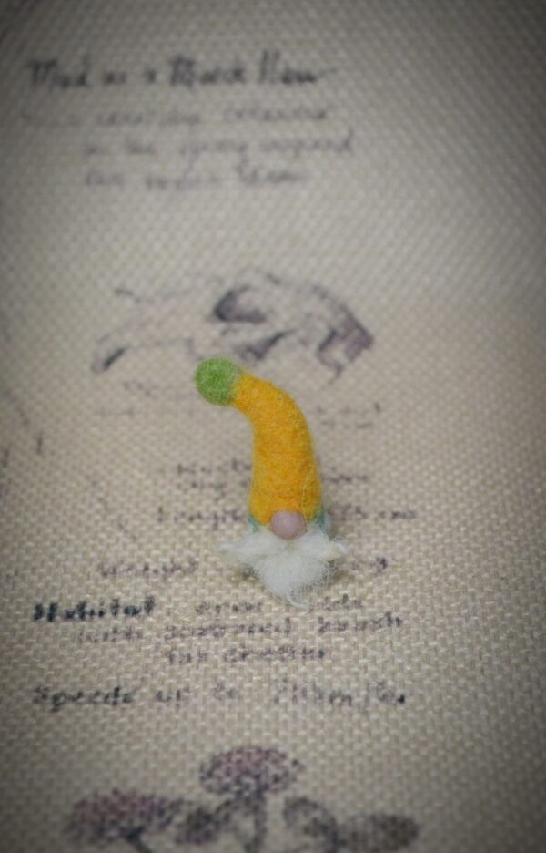 Gnome Needle Felted Miniature - Image 6