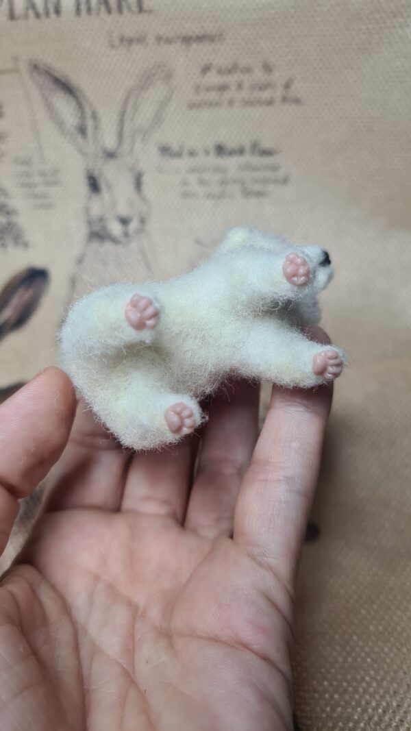 Bichon Frisé Needle Felted Miniature Dog - Image 3