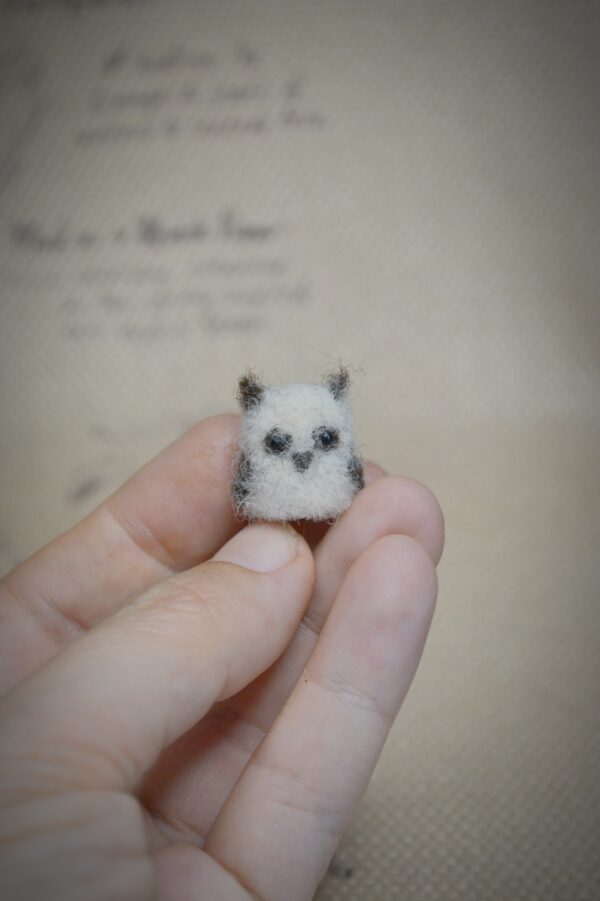 Owlet Needle Felted Miniature - Image 2