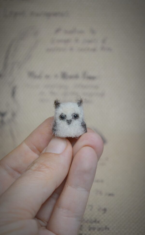 Owlet Needle Felted Miniature - Image 7