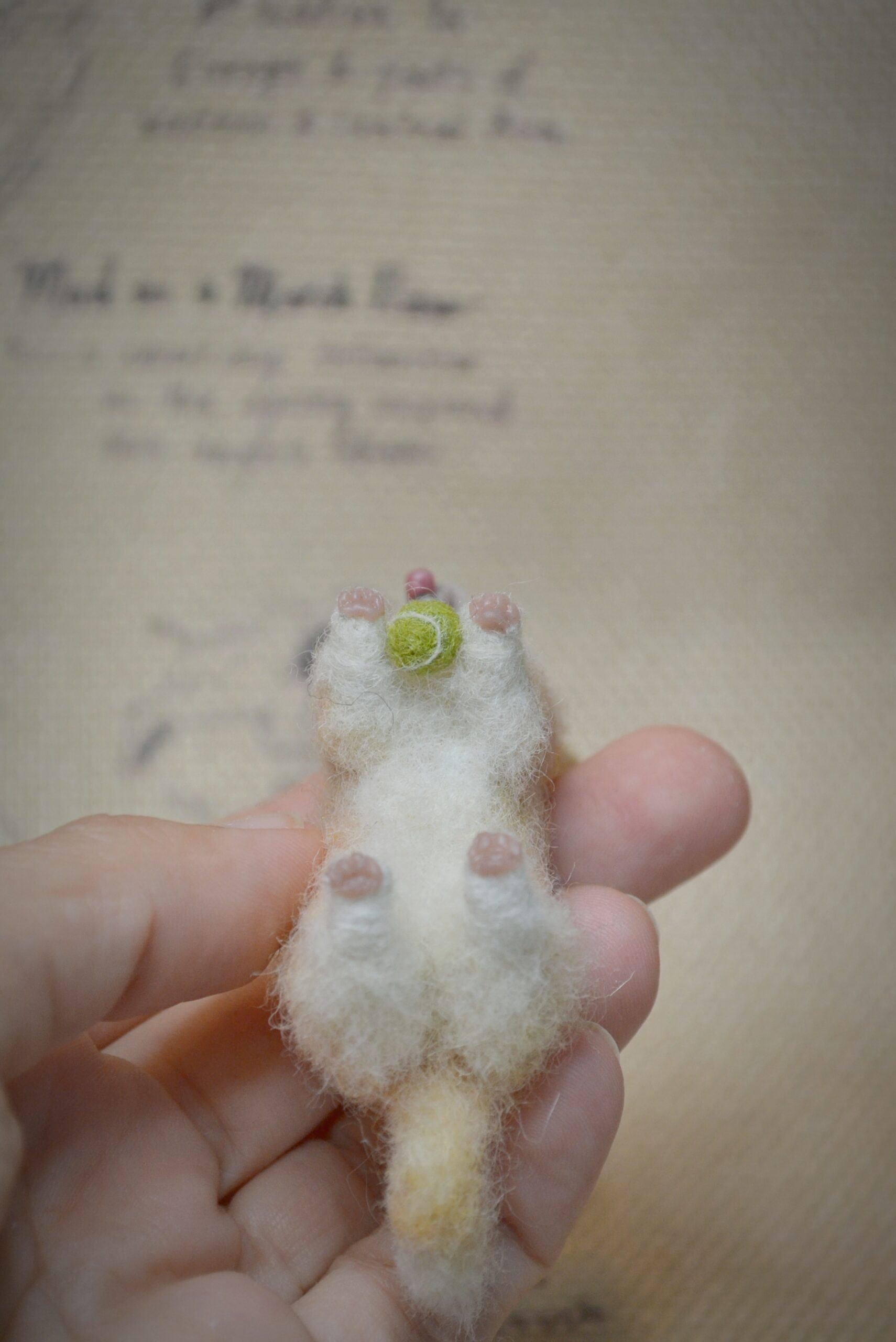 Corgi Dog Needle Felted Miniature – Handmade Wool Figurine - Image 7