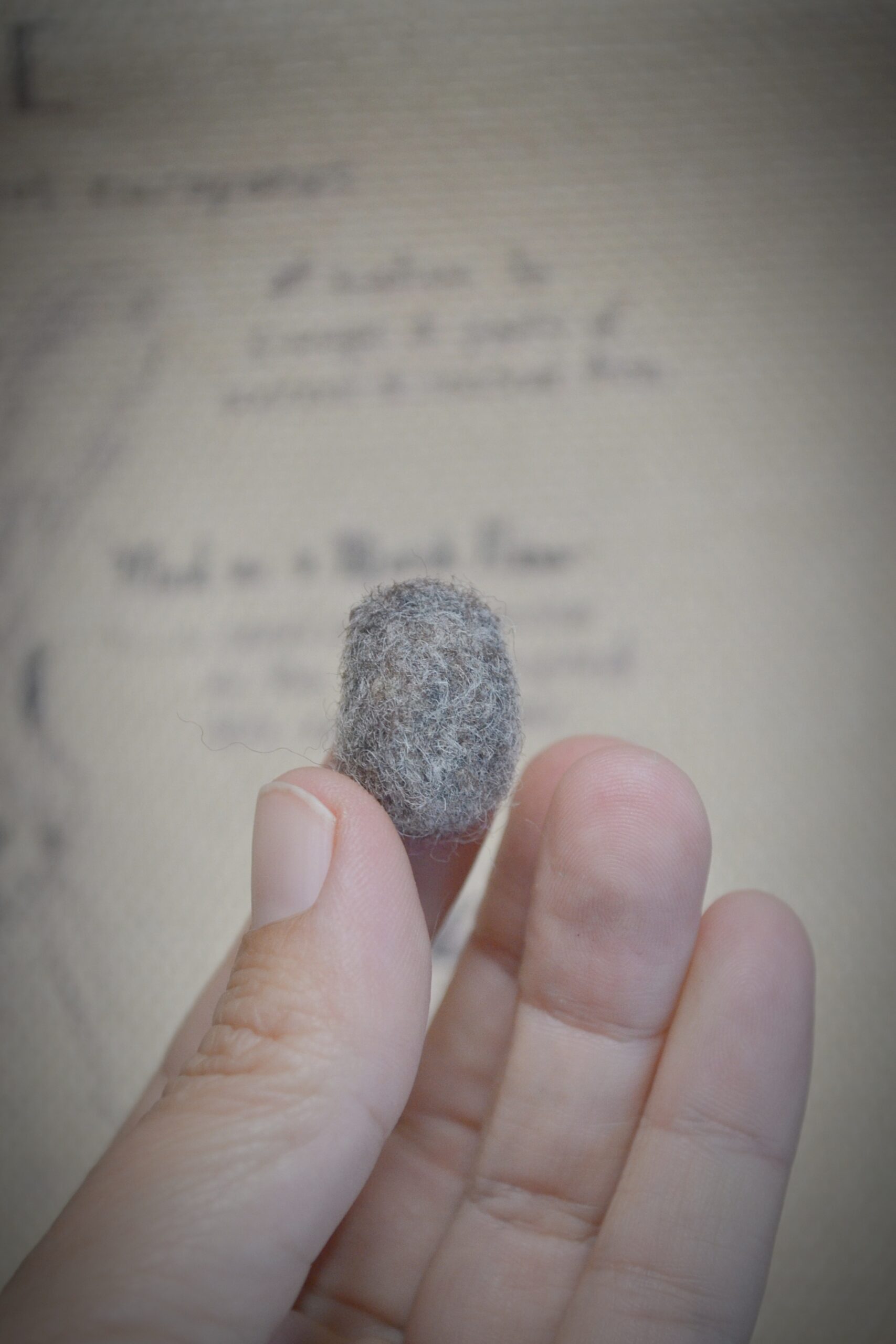 Hedgehog Needle Felted figurine – Tiny Curled-Up Wool Miniature - Image 5