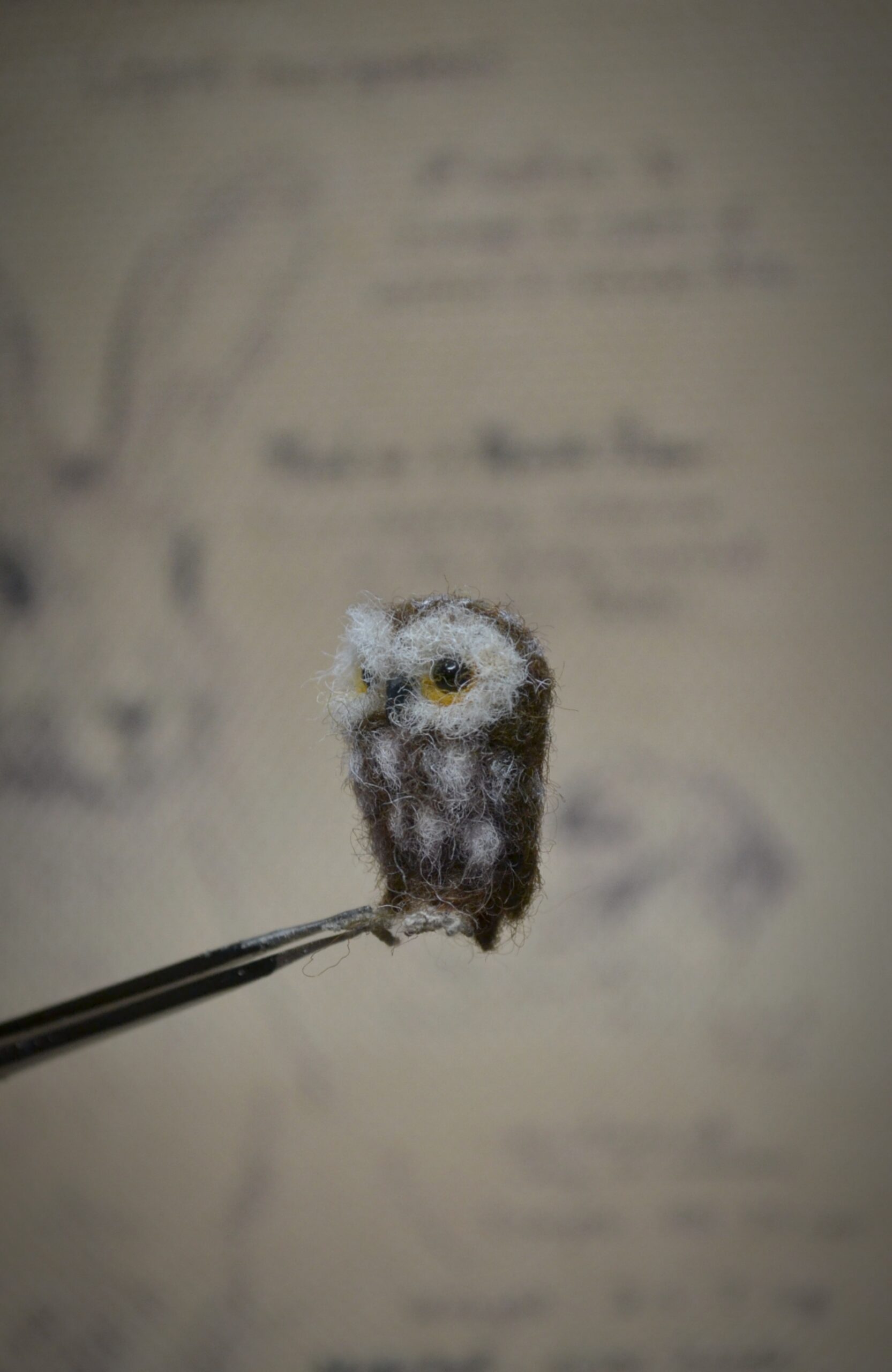 Owlet Needle Felted Miniature - Image 5