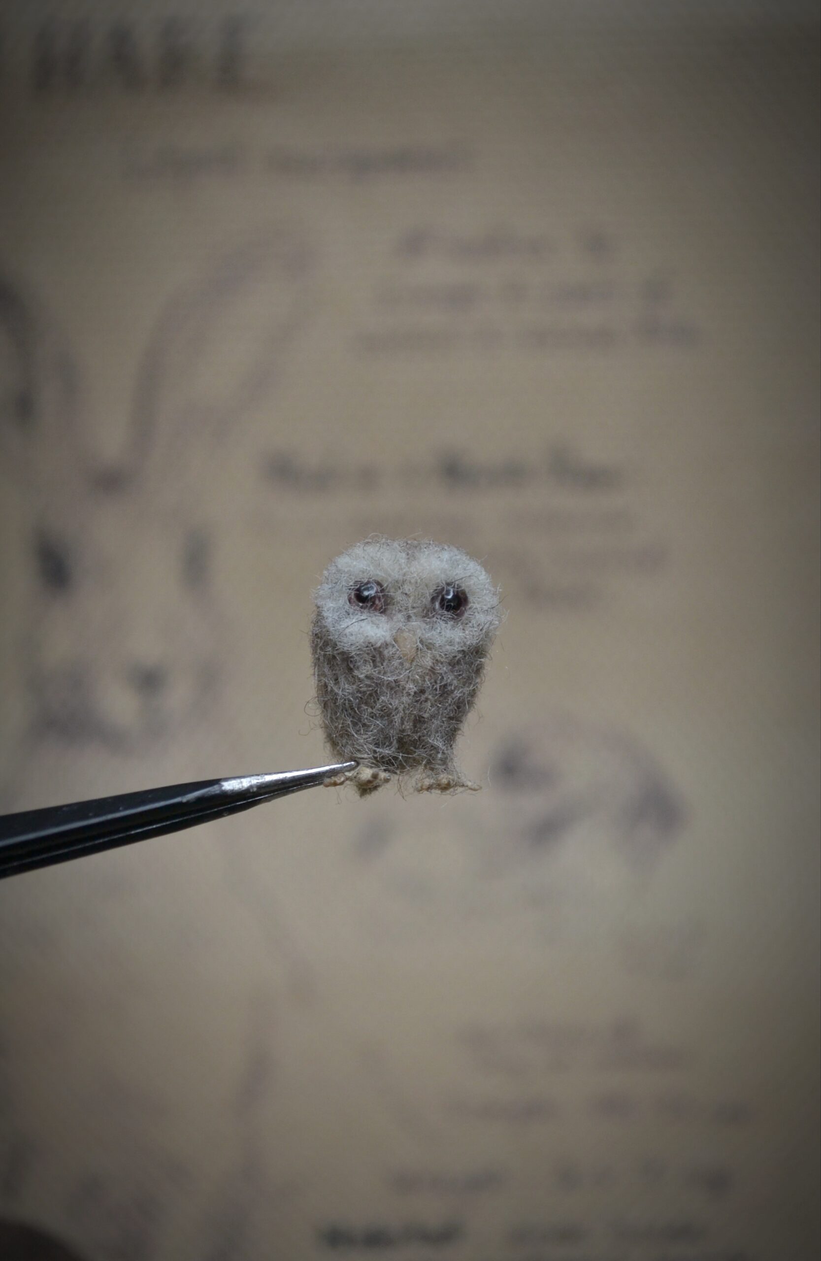 Owlet Needle Felted Miniature - Image 3