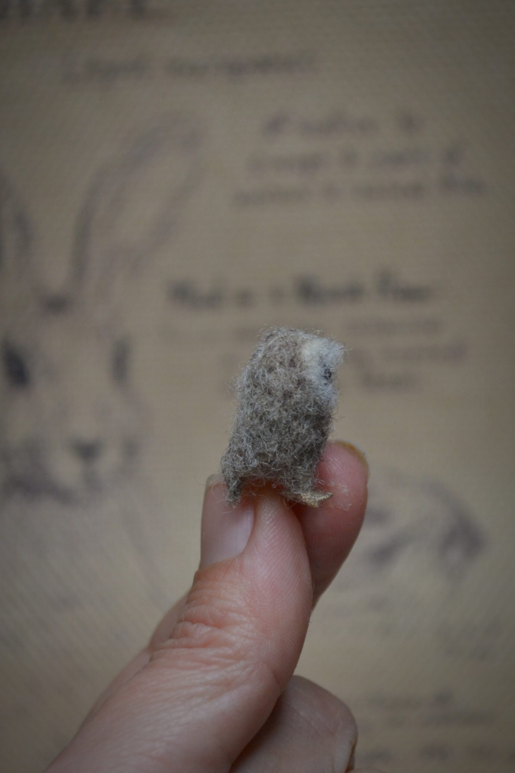 Owlet Needle Felted Miniature - Image 5
