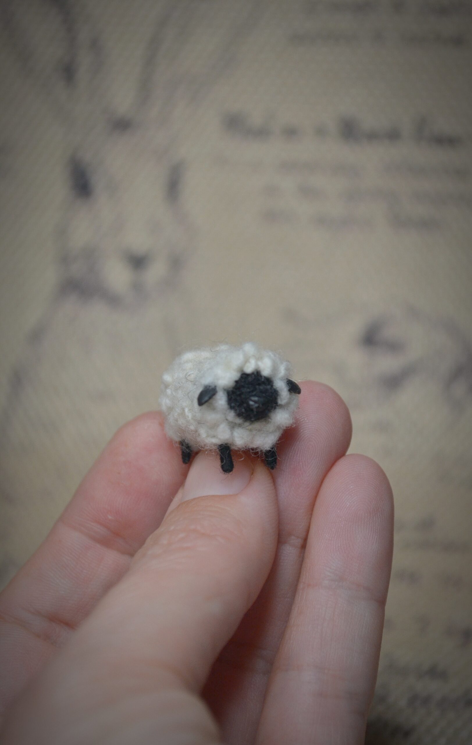 Needle Felted Lamb Miniature – Handmade Wool Sheep Figurine - Image 2
