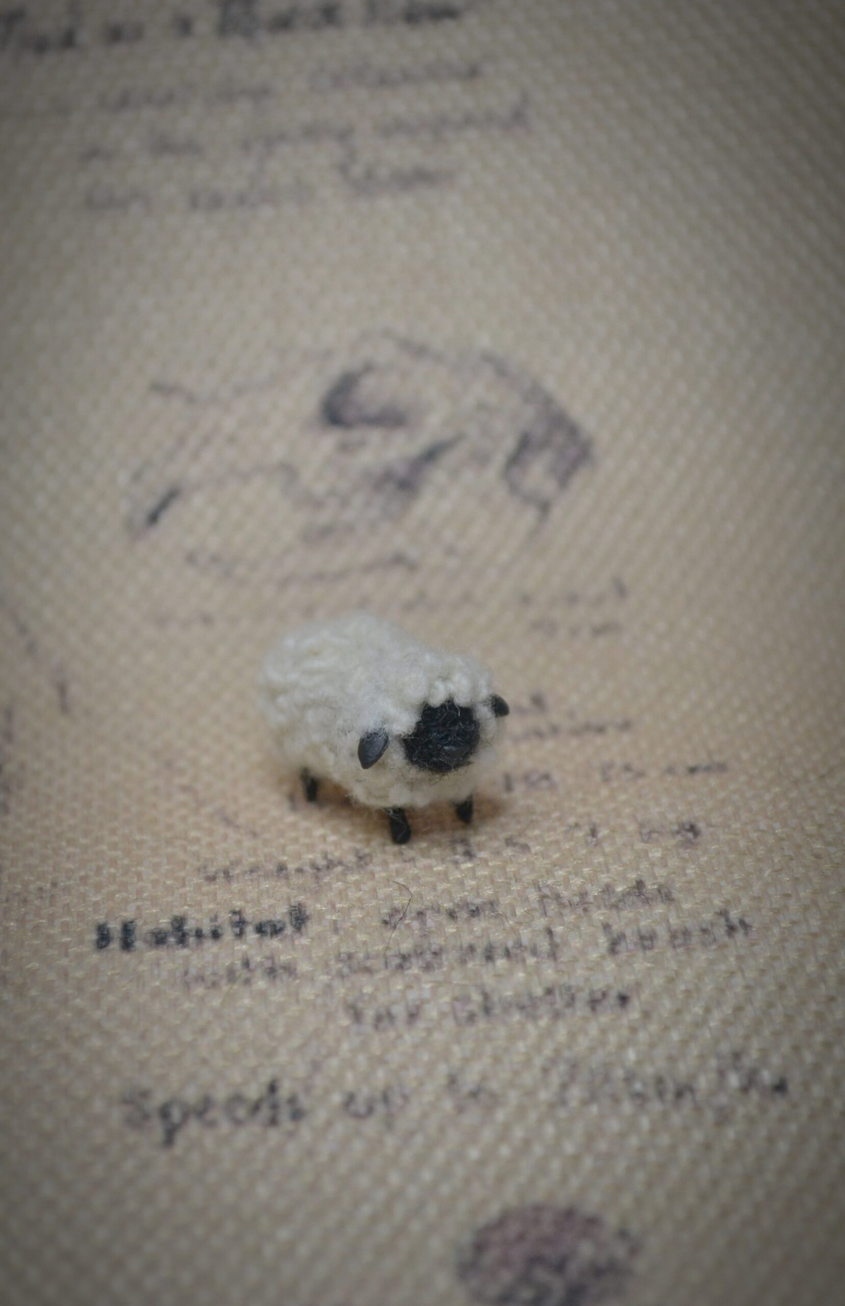 Needle Felted Lamb Miniature – Handmade Wool Sheep Figurine - Image 5