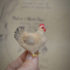 Needle felted miniature