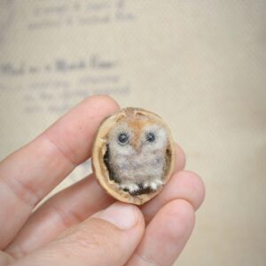 Owlet Needle Felted Miniature
