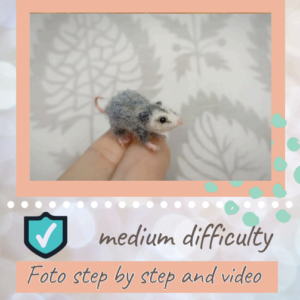 Digital tutorial "Baby possum"